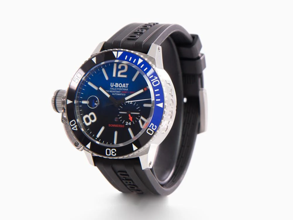 U-Boat Classico Sommerso Ghiera Ceramica Blue Automatic Watch, 46 mm, 9519 - Image 4