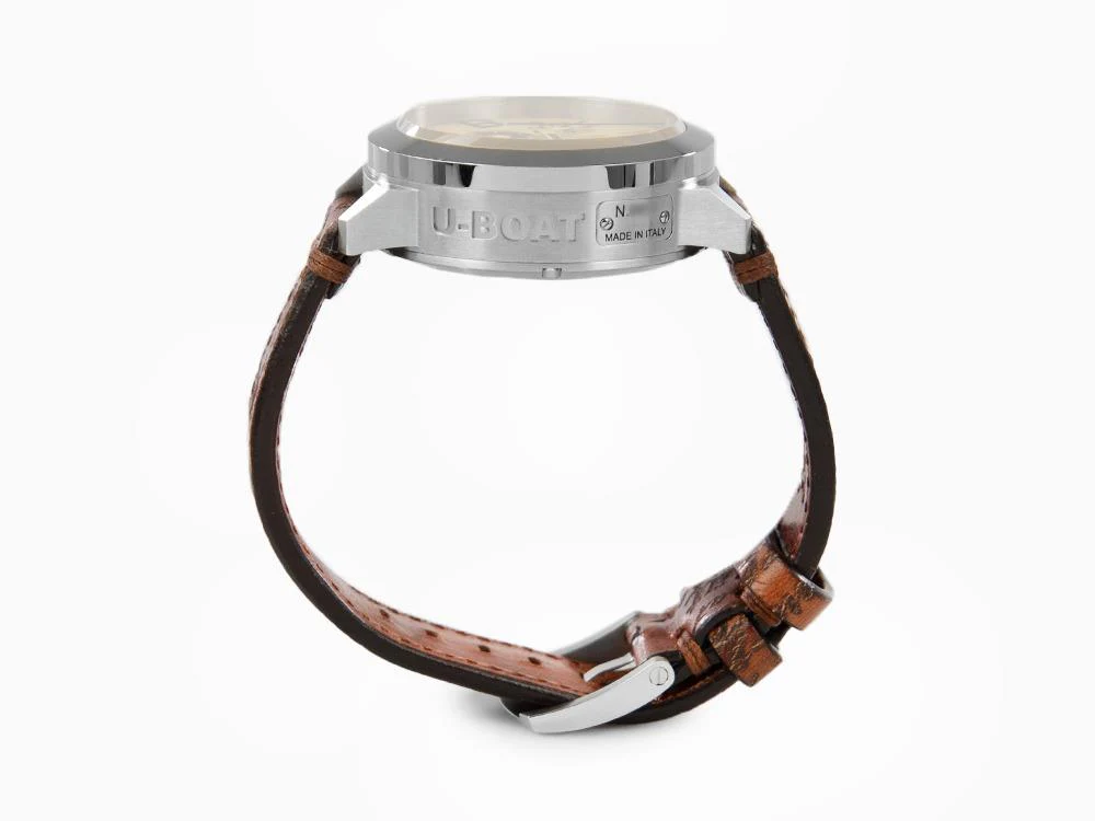 U-Boat Classico Tungsteno Chronograph Automatic Watch, Beige, 45 mm, 9568 - Image 6