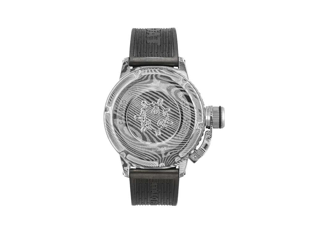 U-Boat Sommerso Damascus Automatic Watch, Black, 46 mm, Rubber strap, 9999 - Image 3