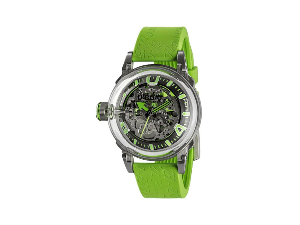U-Boat U-65 Automatic Watch, Stainless Steel 316L, 44 mm, Green, 3344 - Image 2