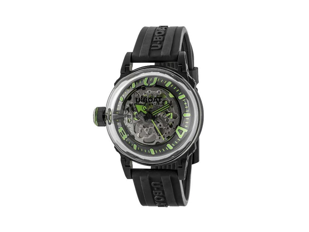 U-Boat U-65 Automatic Watch, Stainless Steel 316L, PVD, 44 mm, Green, 3347 - Image 2