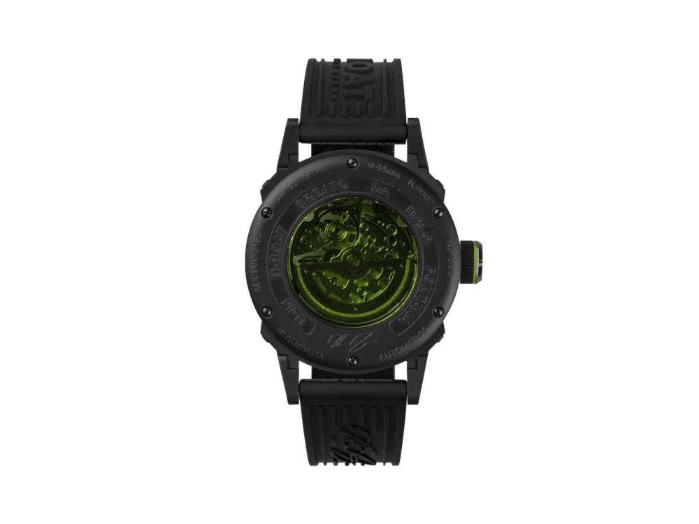 U-Boat U-65 Automatic Watch, Stainless Steel 316L, PVD, 44 mm, Green, 3347 - Image 3