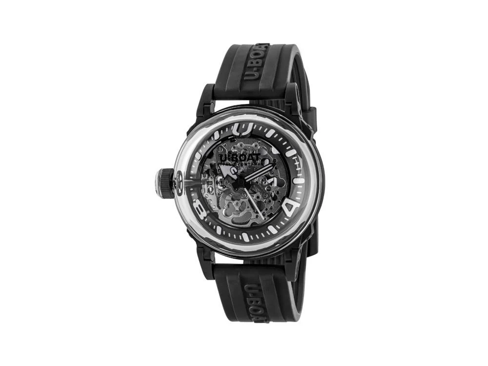 U-Boat U-65 Automatic Watch, Stainless Steel 316L, PVD, 44 mm, White, 3349