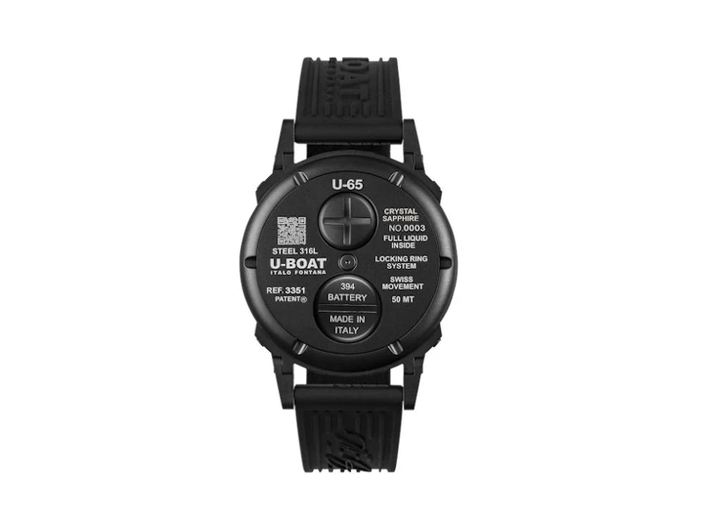 U-Boat U-65 PVD Green Quartz Watch, 44 mm, 3351 - Image 3
