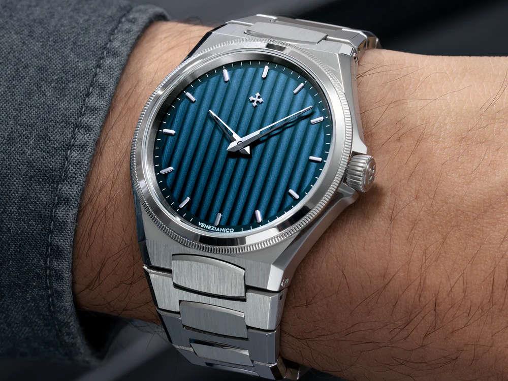 Venezianico Arsenale Automatic Watch, 40 mm, Blue, 6221502C - Image 4