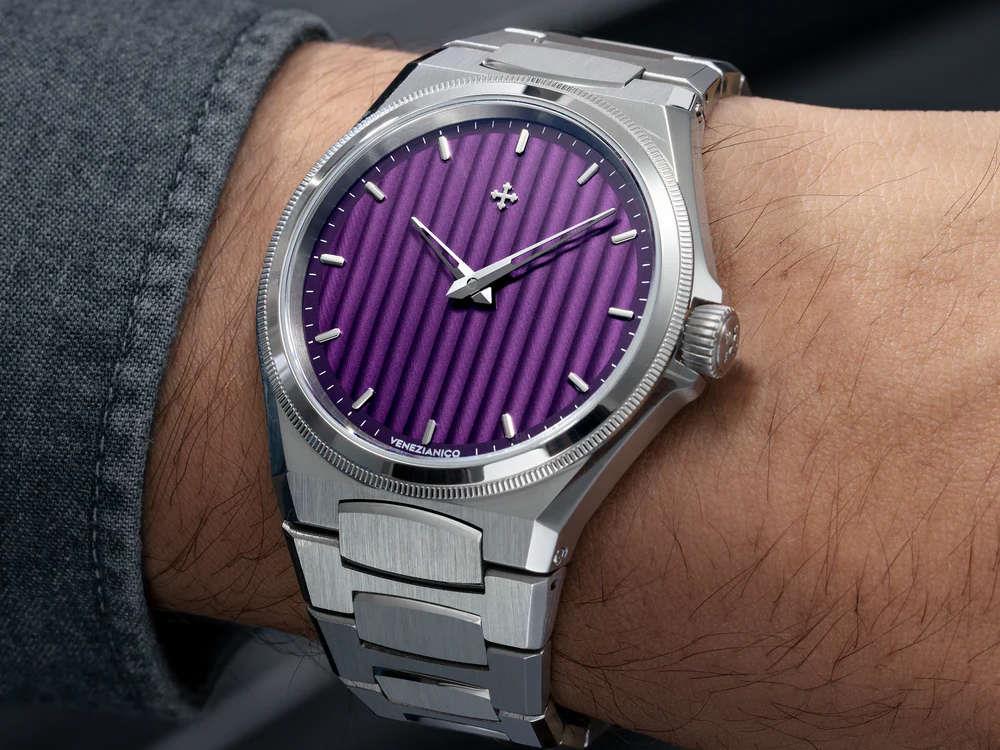 Venezianico Arsenale Automatic Watch, 40 mm, Violet, 6221501C - Image 3