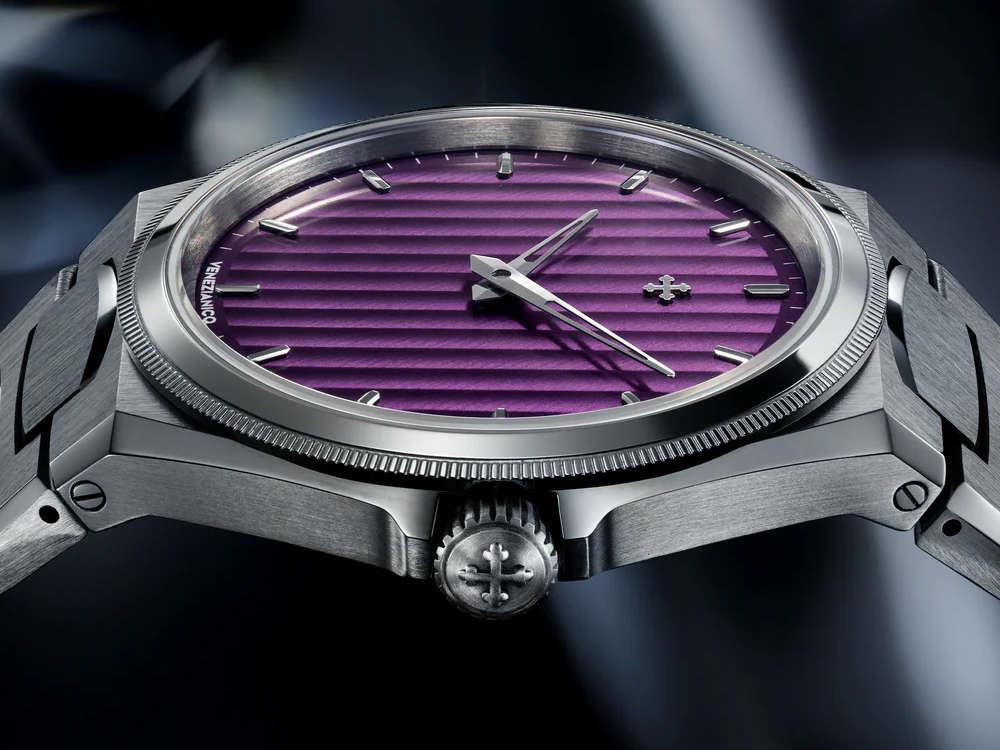 Venezianico Arsenale Automatic Watch, 40 mm, Violet, 6221501C - Image 8