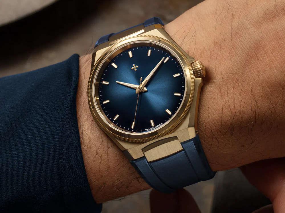 Venezianico Arsenale Bronzo Automatic Watch, Bronze, 40 mm, Blue, 6221556 - Image 2