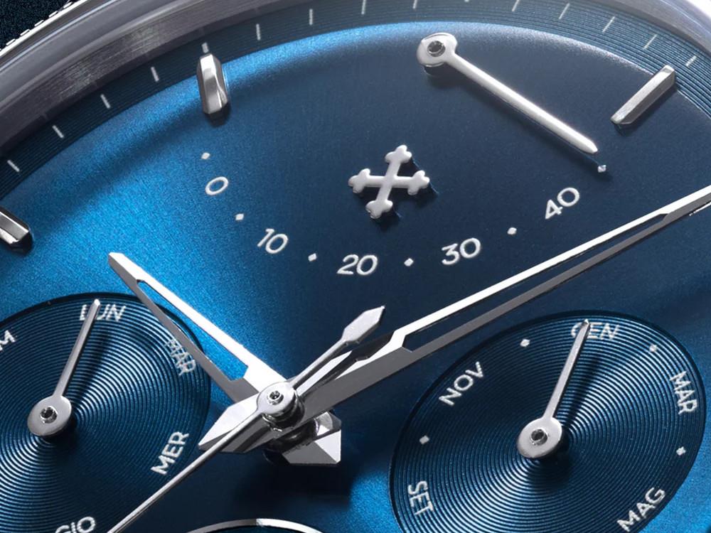 Venezianico Arsenale Calendario Automatic Watch, 40 mm, Blue, 6221580C - Image 6