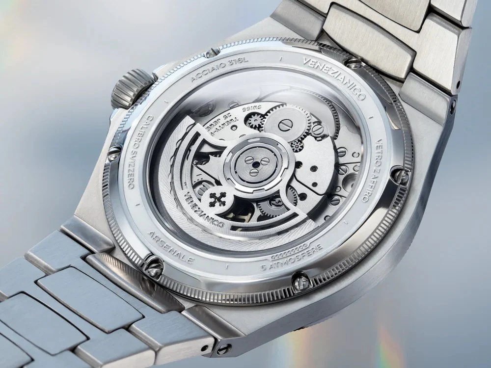 Venezianico Arsenale Platino Automatic Watch, 40 mm, Silver, 6221590C - Image 4