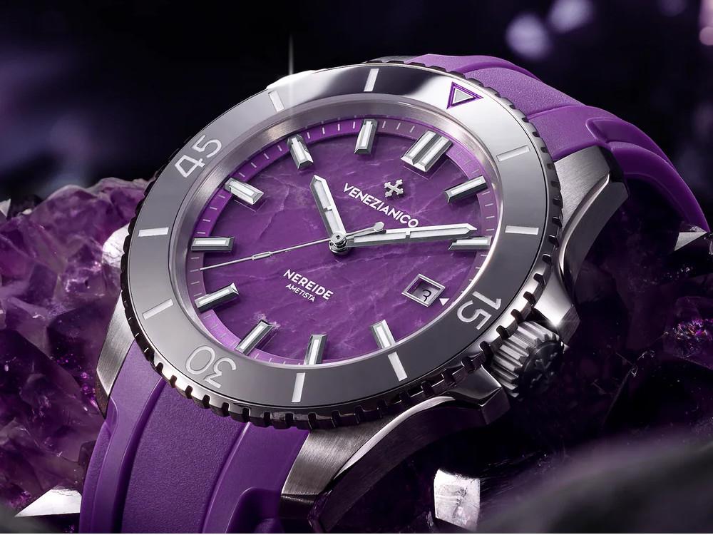 Venezianico Nereide Ametista Automatic Watch, 42 mm, Violet, 4521545 - Image 2