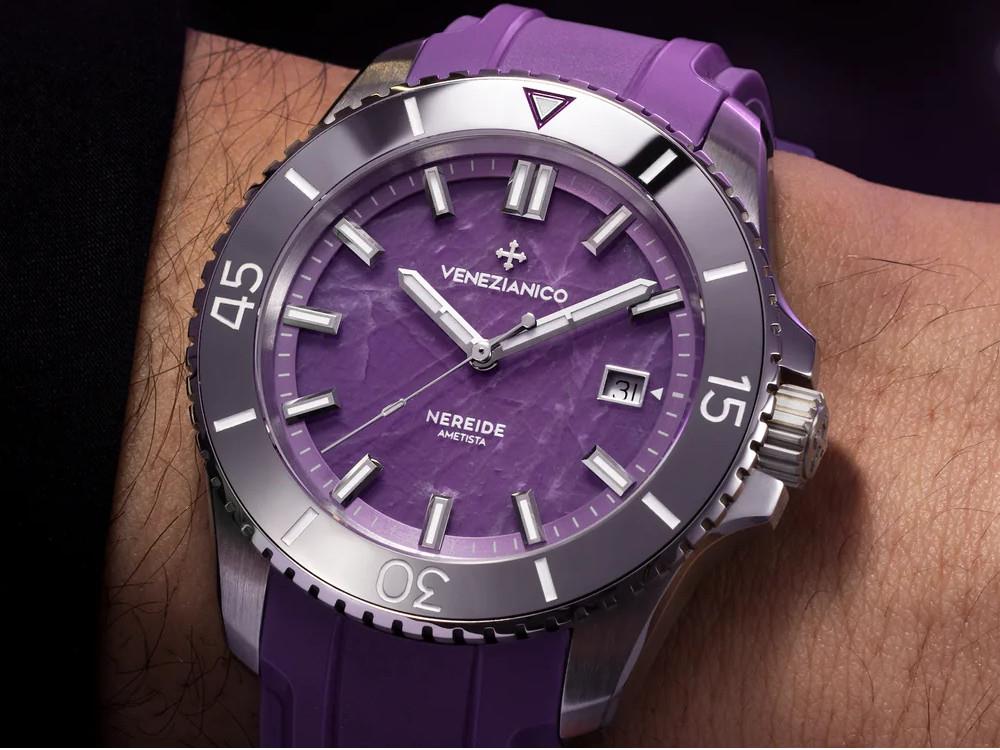 Venezianico Nereide Ametista Automatic Watch, 42 mm, Violet, 4521545 - Image 3