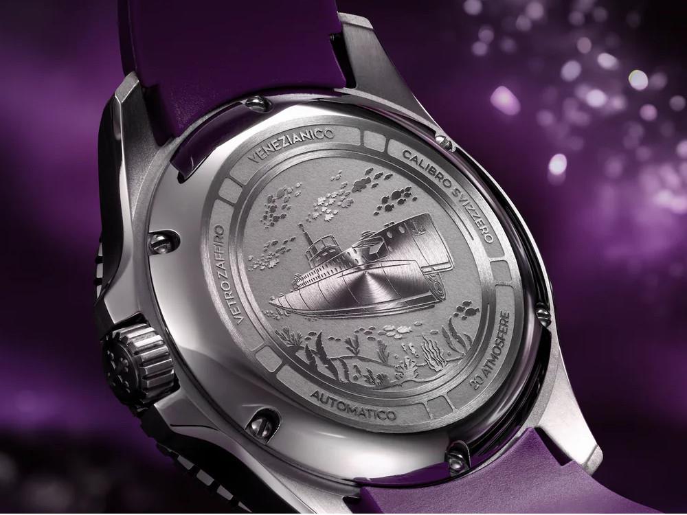 Venezianico Nereide Ametista Automatic Watch, 42 mm, Violet, 4521545 - Image 4