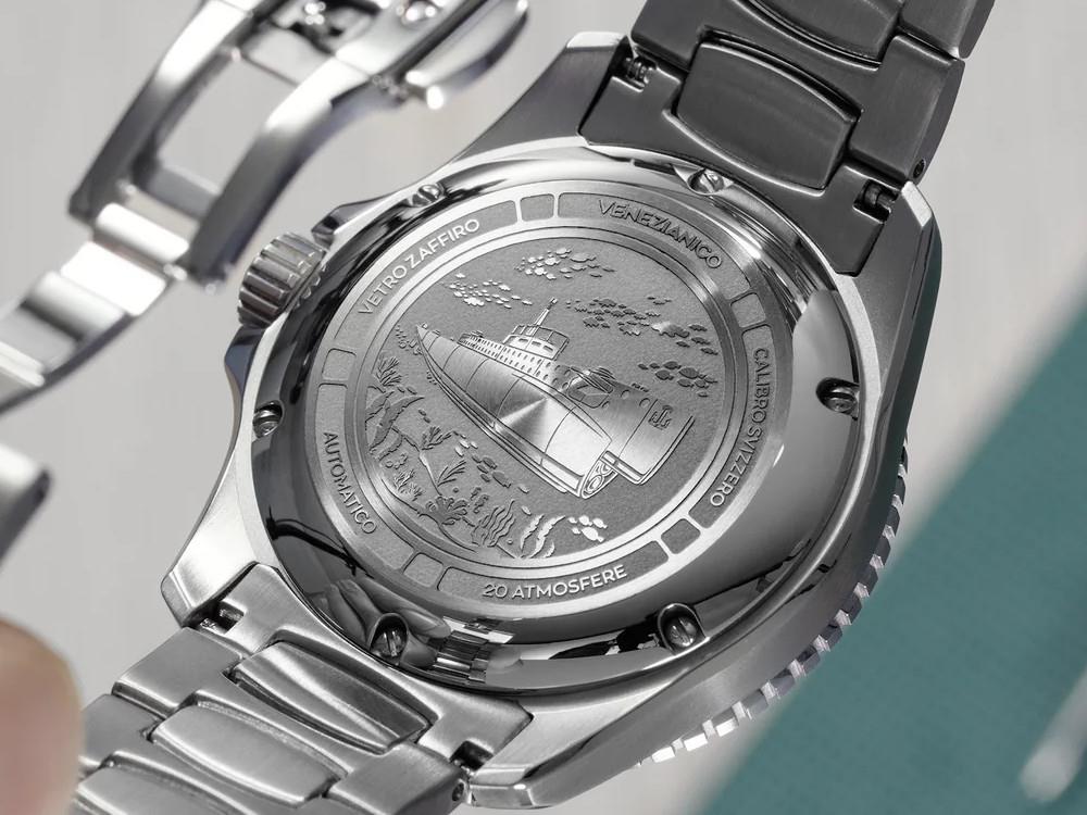 Venezianico Nereide Ceramica Automatic Watch, 42 mm, Black, 4521530 - Image 3
