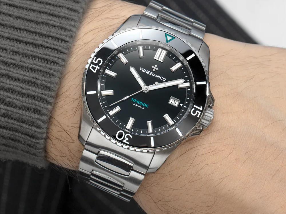 Venezianico Nereide Ceramica Automatic Watch, 42 mm, Black, 4521530C - Image 2
