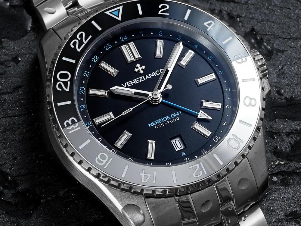 Venezianico Nereide GMT Ceratung™ Automatic Watch, 42 mm, Black, 4521500S - Image 2