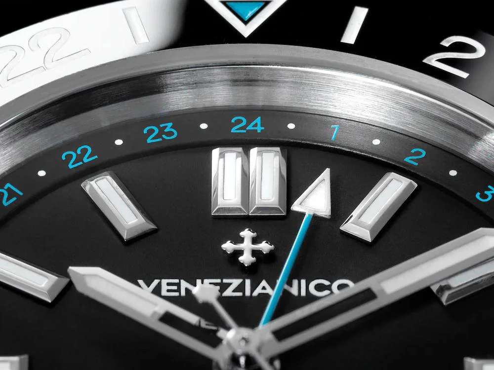 Venezianico Nereide GMT Ceratung™ Automatic Watch, 42 mm, Black, 4521500S - Image 3