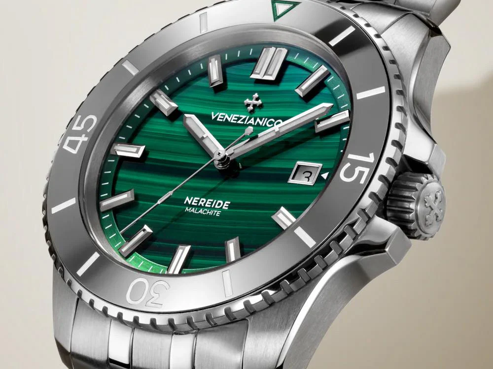 Venezianico Nereide Malaquita Automatic Watch, 42 mm, Green, 4521544S - Image 3