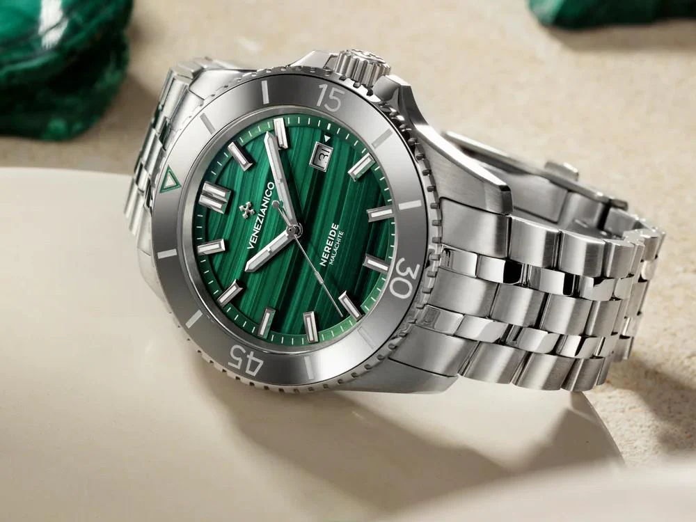 Venezianico Nereide Malaquita Automatic Watch, 42 mm, Green, 4521544S - Image 4