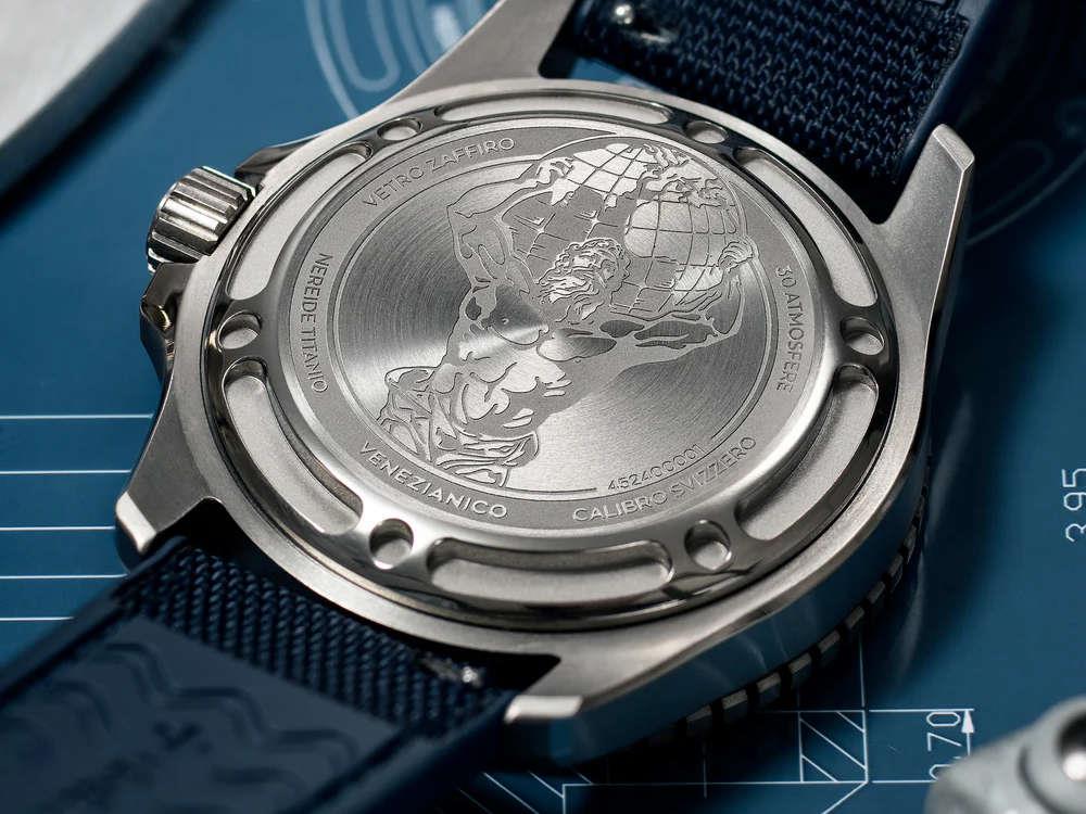 Venezianico Nereide Titanio Automatic Watch, 42 mm, Blue, 4521558 - Image 5