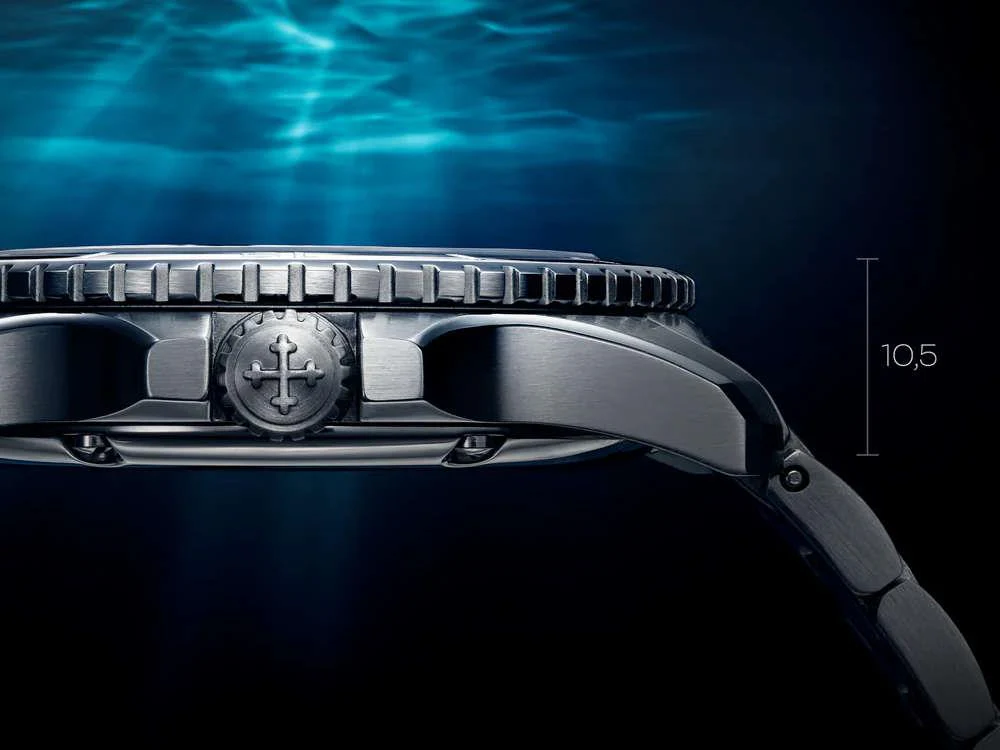 Venezianico Nereide Tungsteno Automatic Watch, 39 mm, Blue, 3121541C - Image 3