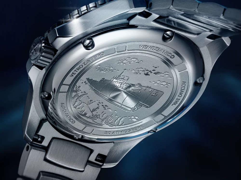 Venezianico Nereide Tungsteno Automatic Watch, 39 mm, Blue, 3121541C - Image 5