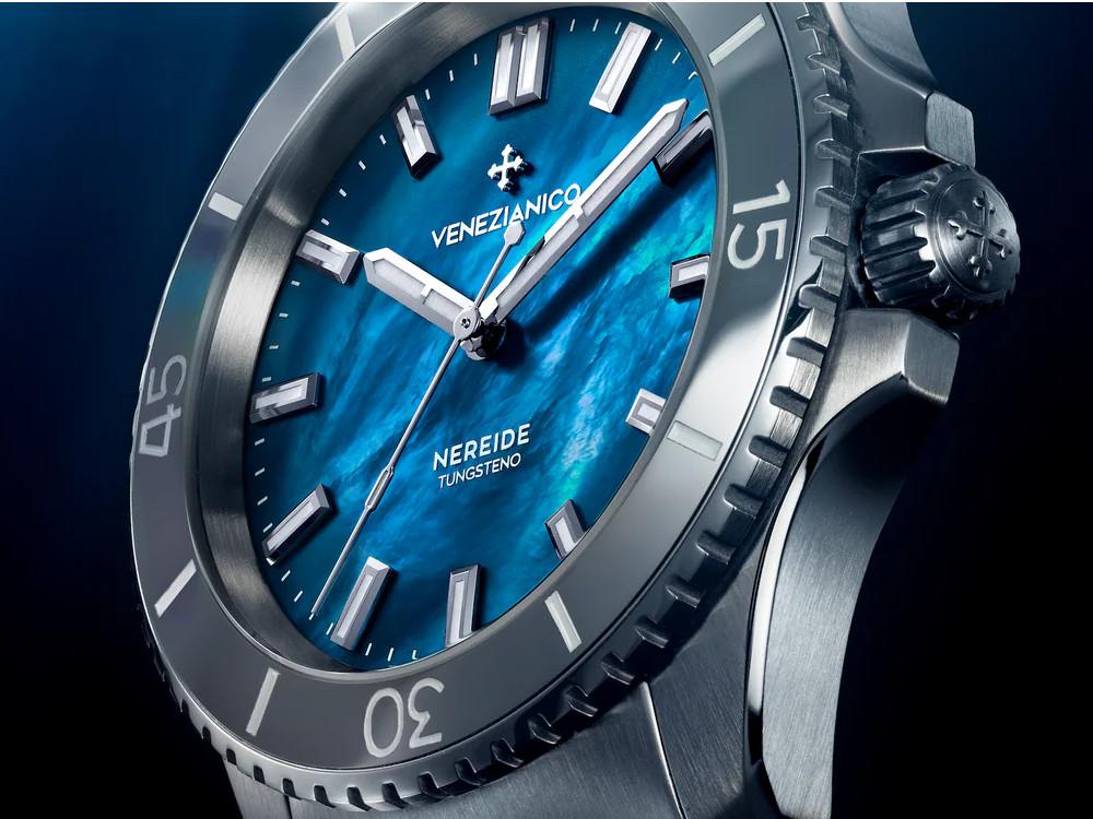 Venezianico Nereide Tungsteno Automatic Watch 42 mm, Blue, 3921541C - Image 2