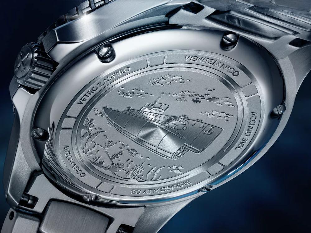 Venezianico Nereide Tungsteno Automatic Watch 42 mm, Blue, 3921541C - Image 4