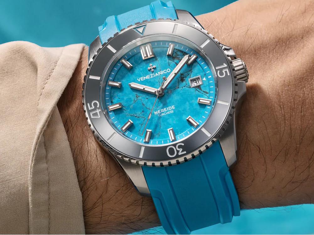 Venezianico Nereide Turchese Automatic Watch, 42 mm, Turquoise, 4521547 - Image 3