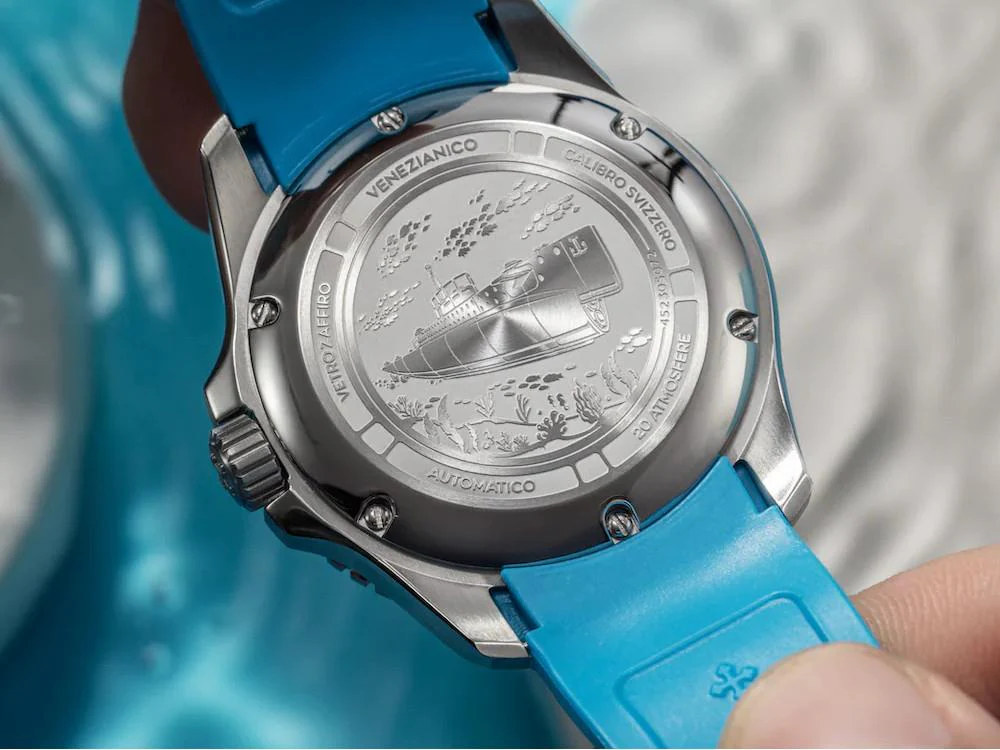 Venezianico Nereide Turchese Automatic Watch, 42 mm, Turquoise, 4521547 - Image 4