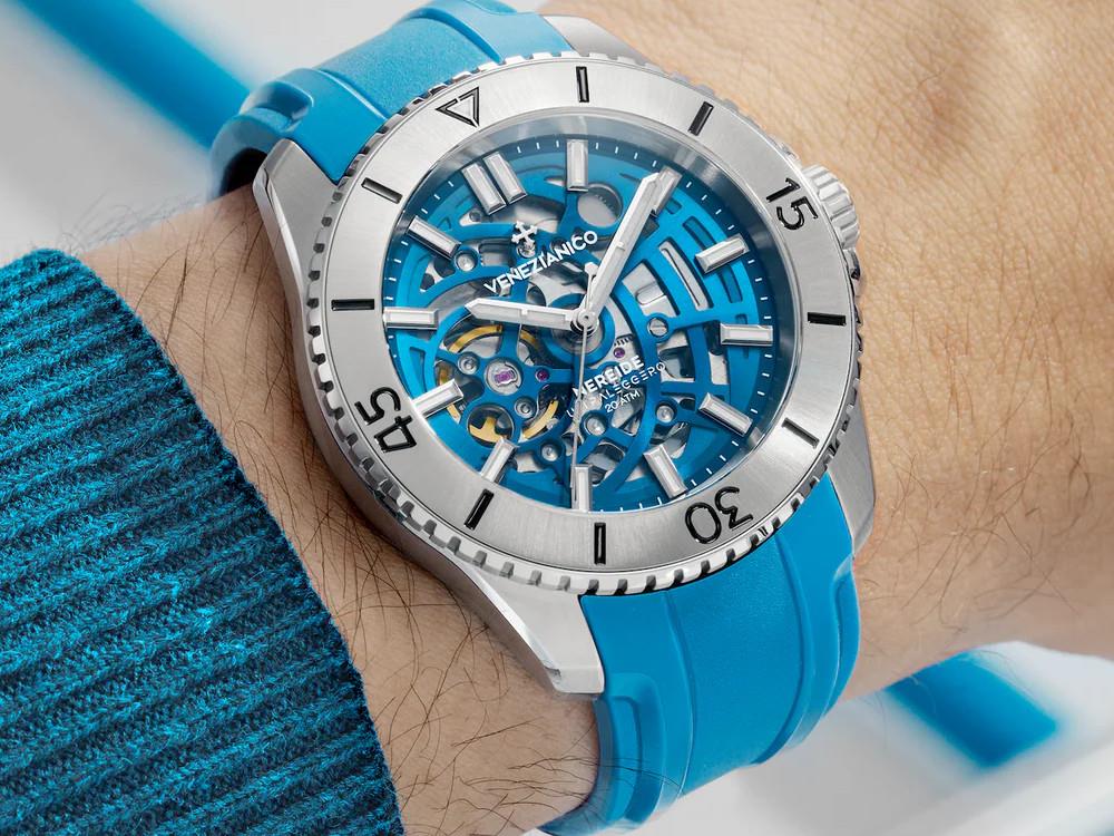 Venezianico Nereide Ultraleggero Automatic Watch 42 mm, Blue, 3921506 - Image 2