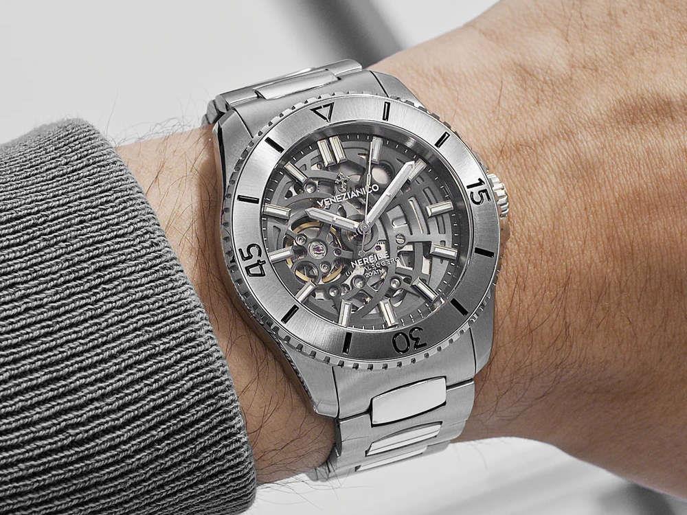 Venezianico Nereide Ultraleggero Automatic Watch 42 mm, Grey, 3921508C - Image 2