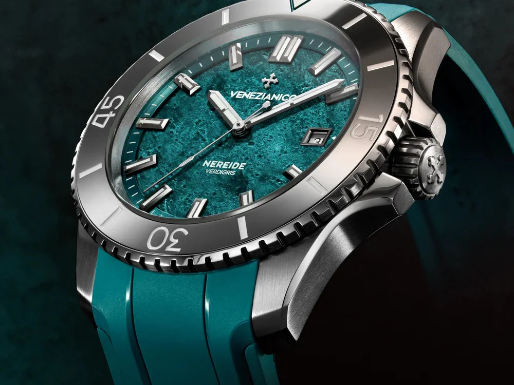 Venezianico Nereide Verdigris Automatic Watch, 42 mm, Turquoise, 4521549 - Image 2