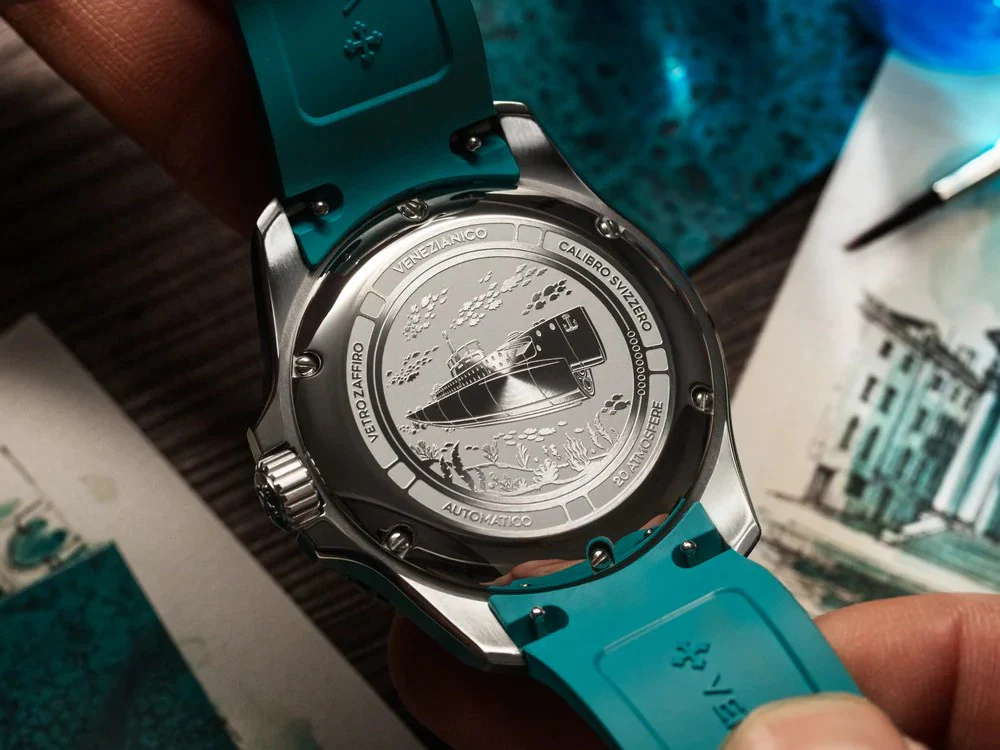 Venezianico Nereide Verdigris Automatic Watch, 42 mm, Turquoise, 4521549 - Image 6