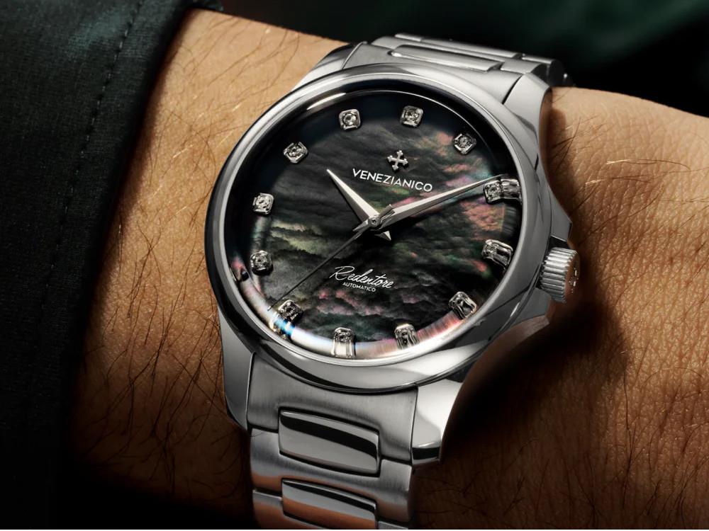 Venezianico Redentore Automatic Watch, 36 mm, Black, 1121521C - Image 3