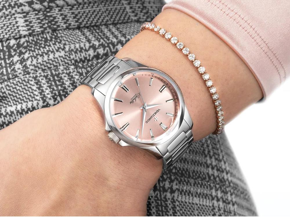 Venezianico Redentore Automatic Watch, 36 mm, Pink, 1121503C - Image 3