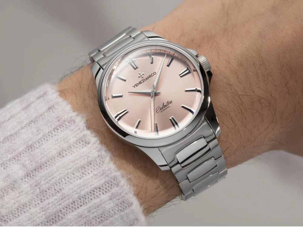 Venezianico Redentore Automatic Watch, 36 mm, Pink, 1121503C - Image 4