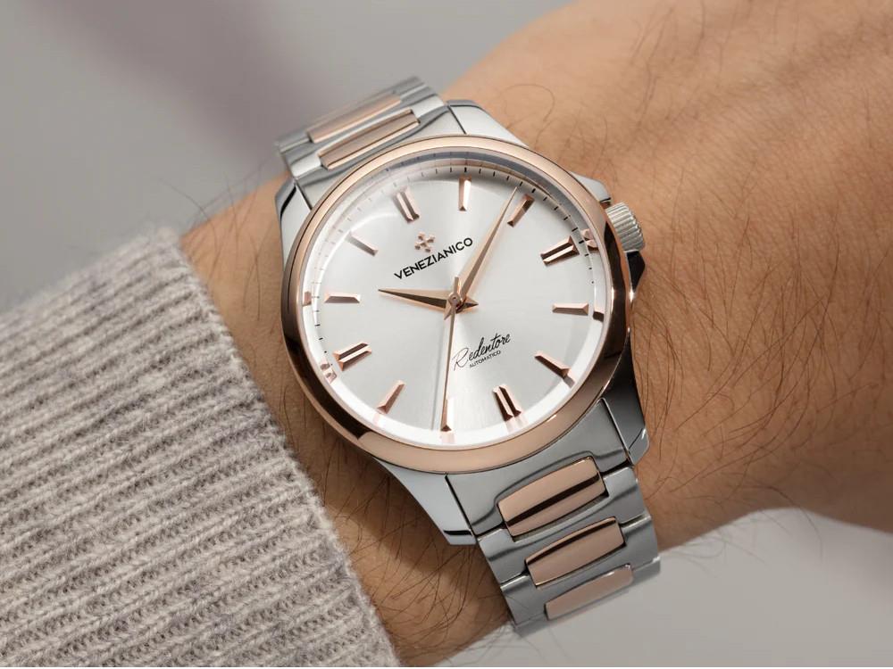 Venezianico Redentore Automatic Watch, 36 mm, Silver, 1121506C - Image 3