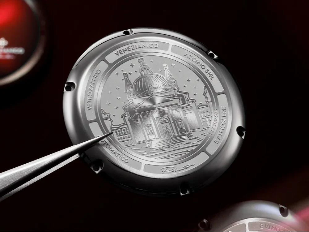 Venezianico Redentore Enigma Automatic Watch, 40 mm, Red, 1221573 - Image 6