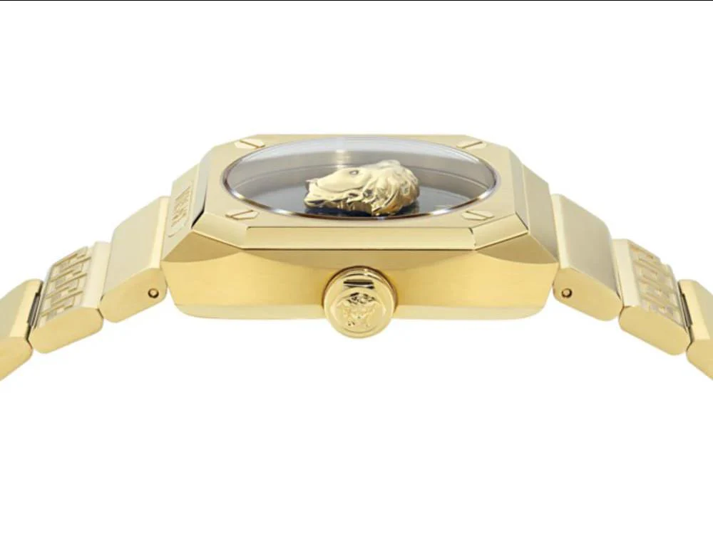 Versace Antares Quartz Watch, Black, 35 x 37 mm, Sapphire Crystal, VE0R00525 - Image 3
