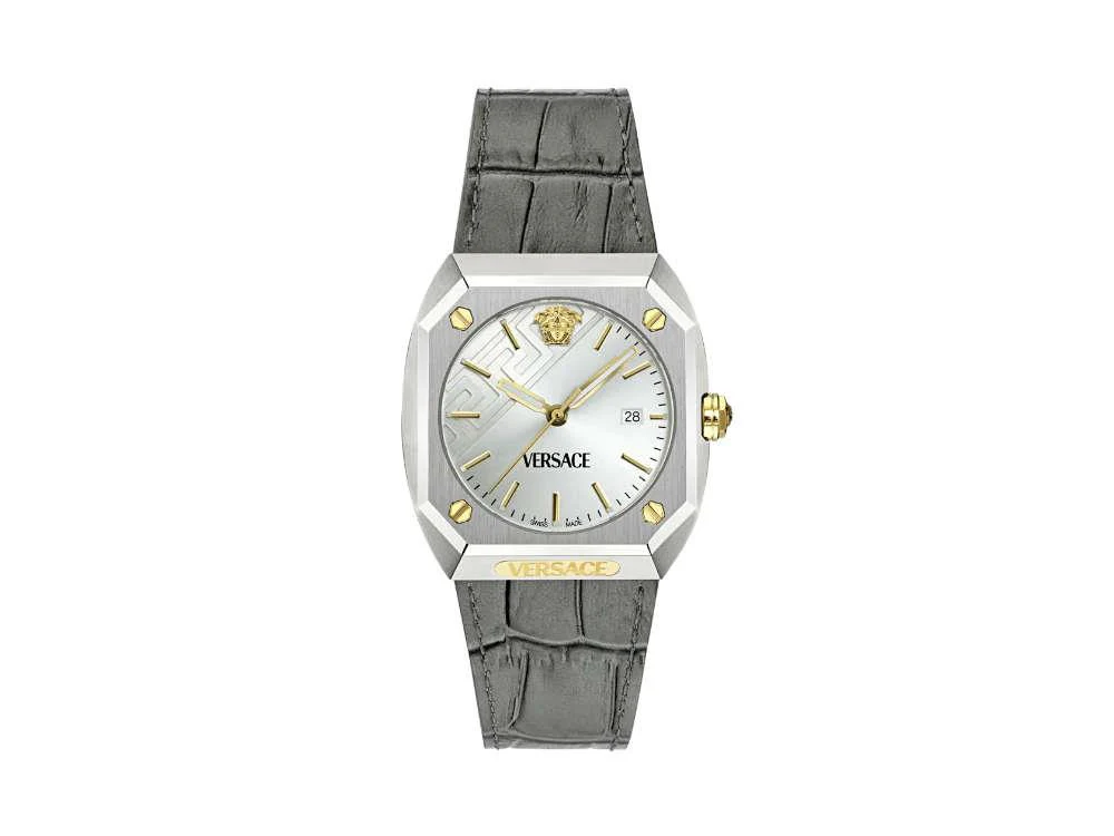Versace Antares Quartz Watch, Silver, 44 x 41.5 mm, Sapphire Crystal, VE8F00124 - Image 2
