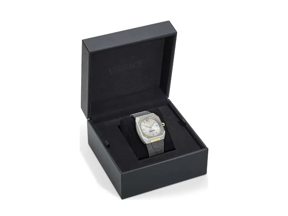 Versace Antares Quartz Watch, Silver, 44 x 41.5 mm, Sapphire Crystal, VE8F00124 - Image 5