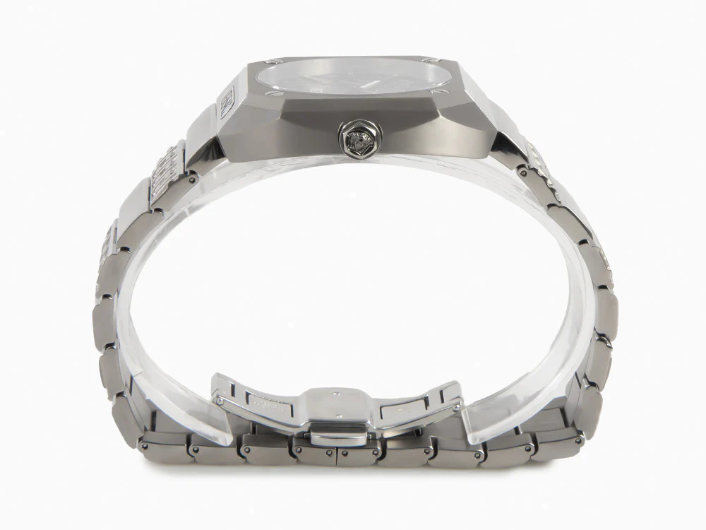Versace Antares Quartz Watch, Titanium, Grey, 44 x 41.5 mm, VE8F00524 - Image 5