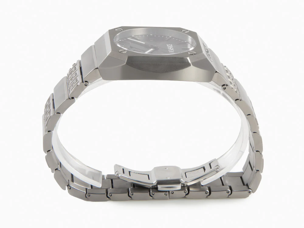 Versace Antares Quartz Watch, Titanium, Grey, 44 x 41.5 mm, VE8F00524 - Image 6