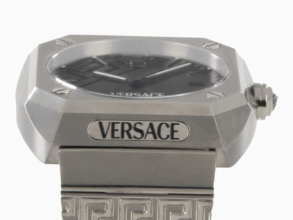 Versace Antares Quartz Watch, Titanium, Grey, 44 x 41.5 mm, VE8F00524 - Image 8