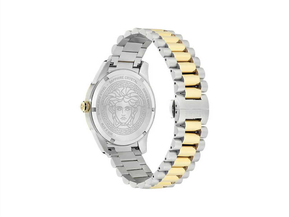 Versace Apodis Quartz Watch, Green, 41 mm, VE0U00225 - Image 4