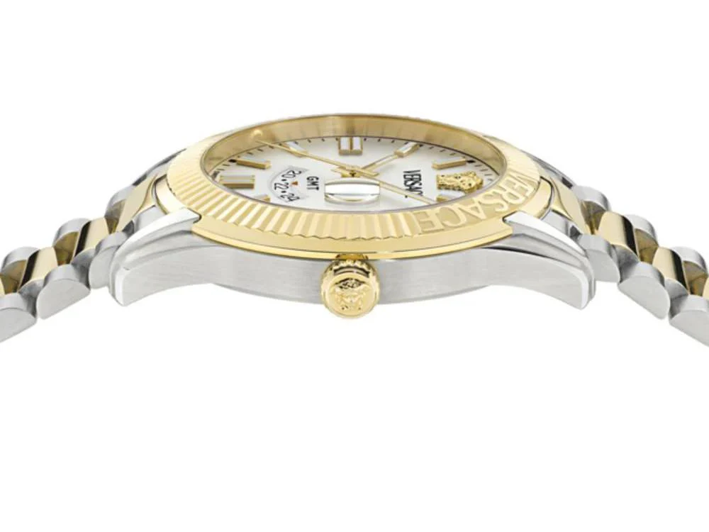 Versace Apodis Quartz Watch, Silver, 41 mm, VE0U00325 - Image 3