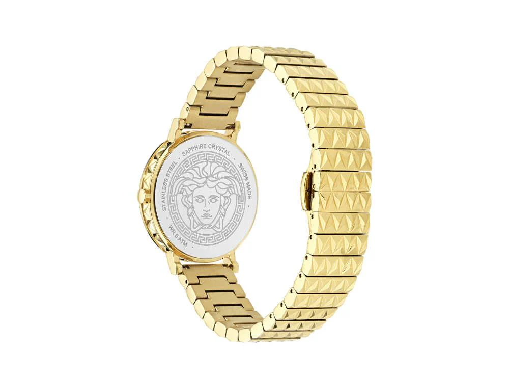 Versace Daedalus Quartz Watch, Black, 35 mm, Sapphire Crystal, VE9A00524 - Image 3