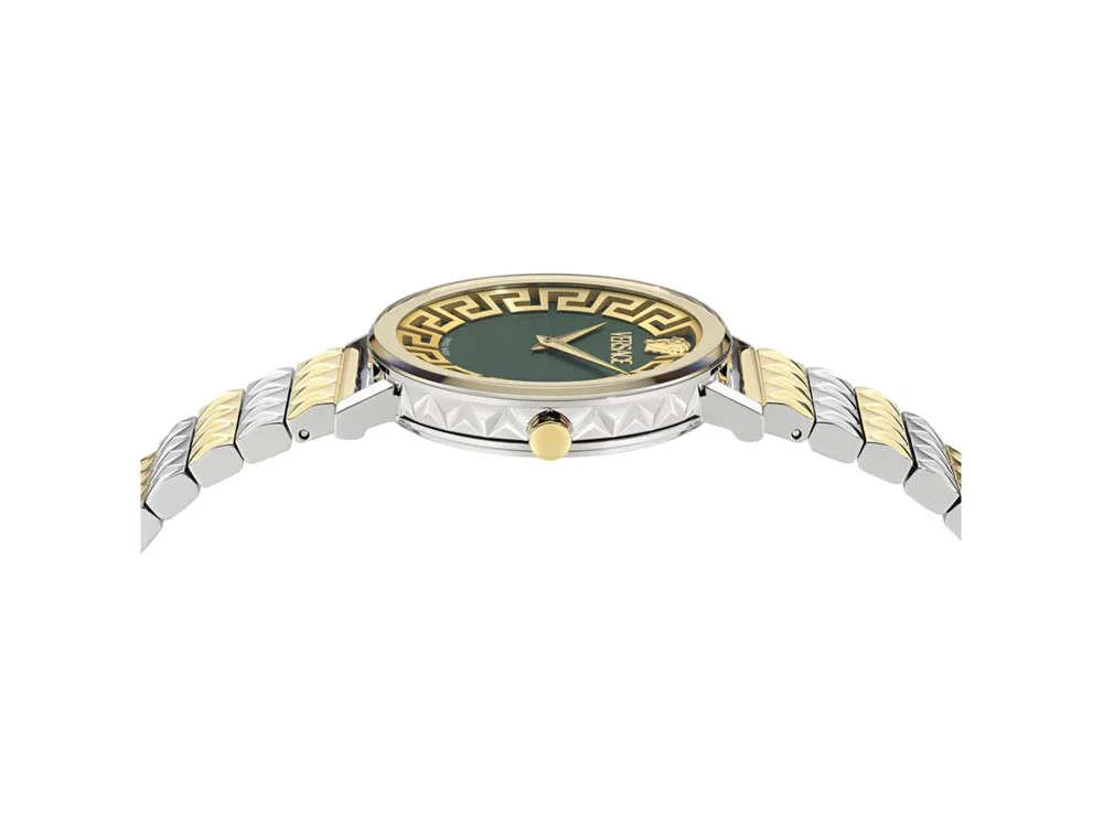 Versace Daedalus Quartz Watch, Green, 35 mm, Sapphire Crystal, VE9A00424 - Image 4