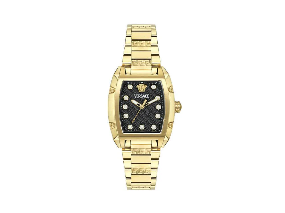 Versace Dominus Lady Quartz Watch, PVD Gold, Black, 44,8mm x 36mm, VE8K00524 - Image 2